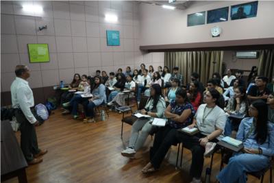 Col Venu Madhav Gollakota interacted with  the MCDM students