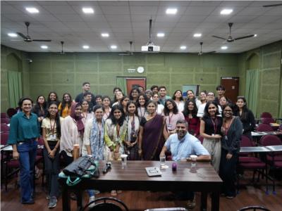 Euan Rocha  (XIC Alumnus 2004-05) Bureau Chief of Thomson Reuters, Bangalore, interacted with journalism students