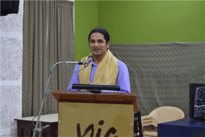 Felicitation of XIC Alumnus, Shaison Antony