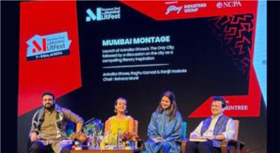 Journalism & Media Convergence students attend the Mumbai LitFest 2025.