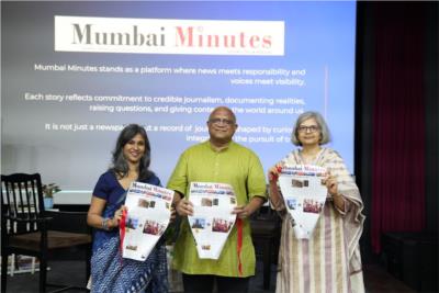 Journalism Batch 2025-26 debuts MISC - Magazine and  Mumbai Minutes first-ever broadsheet newspaper