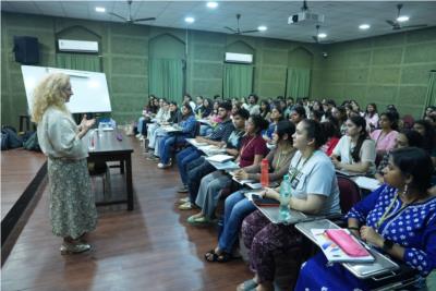 Julia Foley had an interactive session with students of Public Relations & Mass Communication and Digital Media