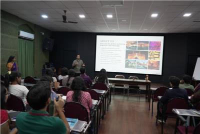 Mr. Kunal Mirchandani, VP Planning, Mullen Lowe Lintas had an interactive session with Advertising & Marketing students