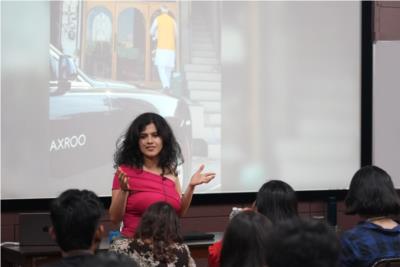 PR Alumnus, Aishwarya Taukari took an interactive workshop for MCDM students