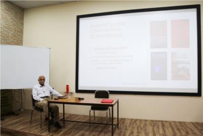 Shri Vappala Balachandran, IPS (Retd.) had an interactive session with Journalism students, on Terrorism and Human Rights.