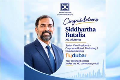 Siddharth Butalia, XIC Alumnus from 2003 Batch, joins FlyDubai