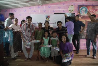 The EPEM and XIMR students visited Salvation Trust, Manor