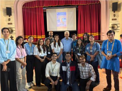 Veteran Journalist Rajdeep Sardesai Addresses Students at Viksit Bharat 2047 Conference