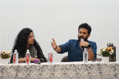 Journalism students interacted with Amit Trivedi