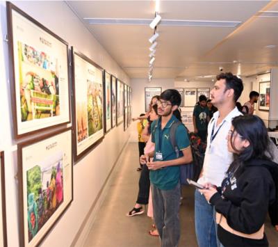 Journalism students visited the Photo exhibition